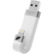 Leef LIB300KK016E1 IBridge MFI Mobile Memory Flash Drive White 16GB