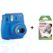 Fujifilm Instax Mini 9 Instant Film Camera Cobalt Blue + 10 Sheets