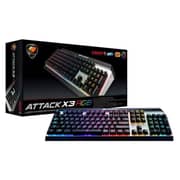 Cougar Attack X3 RGB Mechanical Gaming Keyboard Black CGRWM1MBATR