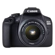 Canon EOS 2000D DSLR Camera Black With 18-55mm IS II Lens Kit