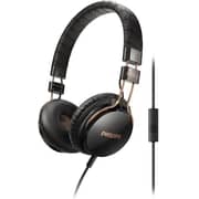 Philips SHL5505BK00 Citiscape Foldie Headphone W/ Mic Black GFE