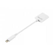 Merlin 76306 Lightning Port To Audio & Power Adapter White