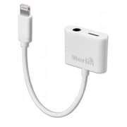Merlin 76306 Lightning Port To Audio & Power Adapter White