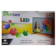 Unionaire MLD43UN56PB801ASD Full HD LED Television 43inch (2018 Model)
