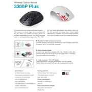 Rapoo 3300P PLUS Wireless Mini Mouse Black