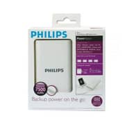 Philips Power Bank 7500mAh White - DLP750397