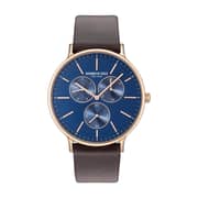 Kenneth Cole New York Watch For Men with Brown Leather Strap