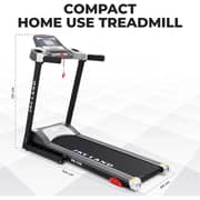 Foldable Treadmill for Home with 4.0 HP Peak Motor, LCD Display, FS APP, 12 Programs, Built-in Speaker & Cup Holder, 120x40cm Running Space, 100Kg Max Weight – EM-1248