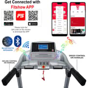 Heavy Duty Treadmill | 3.5–7 HP Peak Motor, 15% Auto Incline, Bluetooth & FitShow App, Running Machine for Home Fitness EM-1251