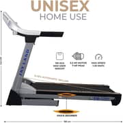 Heavy Duty Treadmill | 3.5–7 HP Peak Motor, 15% Auto Incline, Bluetooth & FitShow App, Running Machine for Home Fitness EM-1251