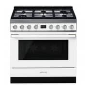 Smeg 6 Gas Burner Cooker CPF9GMWH
