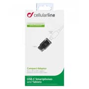 Cellular Line Micro USB To Type C Adapter Black