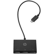 HP Z8W90AA USB C To USB A 3 Port Hub Black