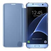 Samsung Clear View Cover For Galaxy S7 Edge Blue
