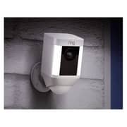 Ring Spotlight Cam Battery White