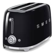 Smeg Toaster 4 Slice Black TSF02BLUK