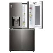 LG InstaView Door-in-Door Side By Side Refrigerator 889 Litres GRX39FTKHL, Hygiene FRESH+™, Inverter Linear Compressor