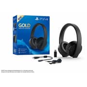Sony CUHYA0080 Gold Wireless 7.1 On Ear Gaming Headset Black For PS4