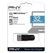 PNY Flash Attache4 USB 2.0 Flash Drive 32GB FD32GATT4EF