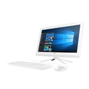 HP 22-C0001NE All-in-One Desktop - Core i3 2.2GHz 4GB 1TB Shared Win10 21.5inch FHD Snow White English/Arabic Keyboard