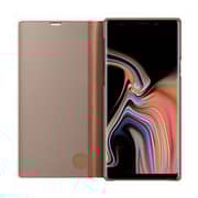 Samsung Clear View Standing Case Brown For Galaxy Note 9