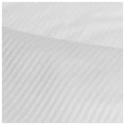 Cover Queen 245X265cm Satin Stripe With 2 Pillow cover White