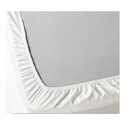Kingtex Fitted Sheet king 200x200cm without Pillow cover White