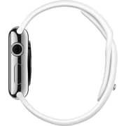 Apple Watch Series 1 - 38mm Stainless Steel Case with White Sport Band