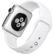 Apple Watch Series 1 - 38mm Stainless Steel Case with White Sport Band