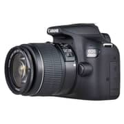 Canon EOS 2000D DSLR Camera Black With 18-55mm IS II Lens + 75-300mm III Lens