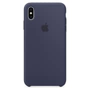 Apple Leather Case Midnight Blue For iPhone XS Max