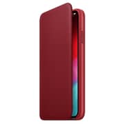 Apple Leather Folio Case Product Red For iPhone XS