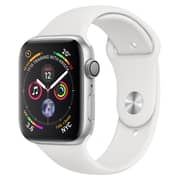Apple Watch Series 4 GPS 44mm Silver Aluminium Case With White Sport Band
