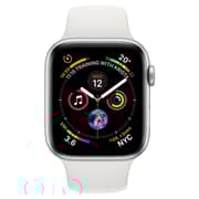 Apple Watch Series 4 GPS 44mm Silver Aluminium Case With White Sport Band