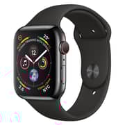 Apple Watch Series 4 GPS + Cellular 40mm Space Black Stainless Steel Case With Blak Sport Band