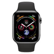 Apple Watch Series 4 GPS + Cellular 40mm Space Black Stainless Steel Case With Blak Sport Band