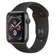 Apple Watch Series 4 GPS + Cellular 44mm Space Grey Aluminum Case With Black Sport Band