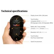 Travis The Translator Two Way Instant Digital Voice Translator 80 Languages For Learning