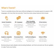 Travis The Translator Two Way Instant Digital Voice Translator 80 Languages For Learning