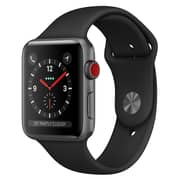 Apple Watch Series 3 GPS + Cellular 42mm Space Grey Aluminium Case With Black Sport Band