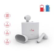 Trands TWSF12 Wireless Stereo Headset White With Charging Dock