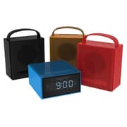 Creative Chrono Portable Splash-proof Bluetooth Speaker and FM Radio Clock Black