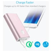 أنكير شاحن متنقل ذهبي وردي