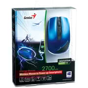 Genius 31030107101 Wireless Energy Mouse 2.4GHz Blue