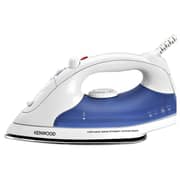 Kenwood Steam Iron 1520 Watts Non-Stick coating sole plate ST387, White And Blue.