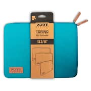 Port Designs 140387 Torino Laptop Sleeve Case 13.3inch Turquoise