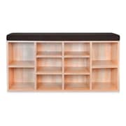 Siena 10-Pair Shoe Storage Bench in Beige Color