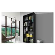 Deluxe Open Shelving Unit in Black Color