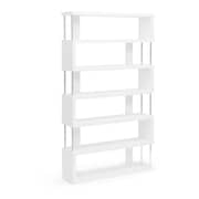 Modern Zigzag Display Shelf White