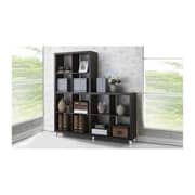 Modern Cube Shelving Unit in Brown Color